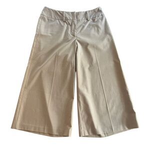 Tristan Beige Pants Trousers Women 8 Wide Leg​​​​